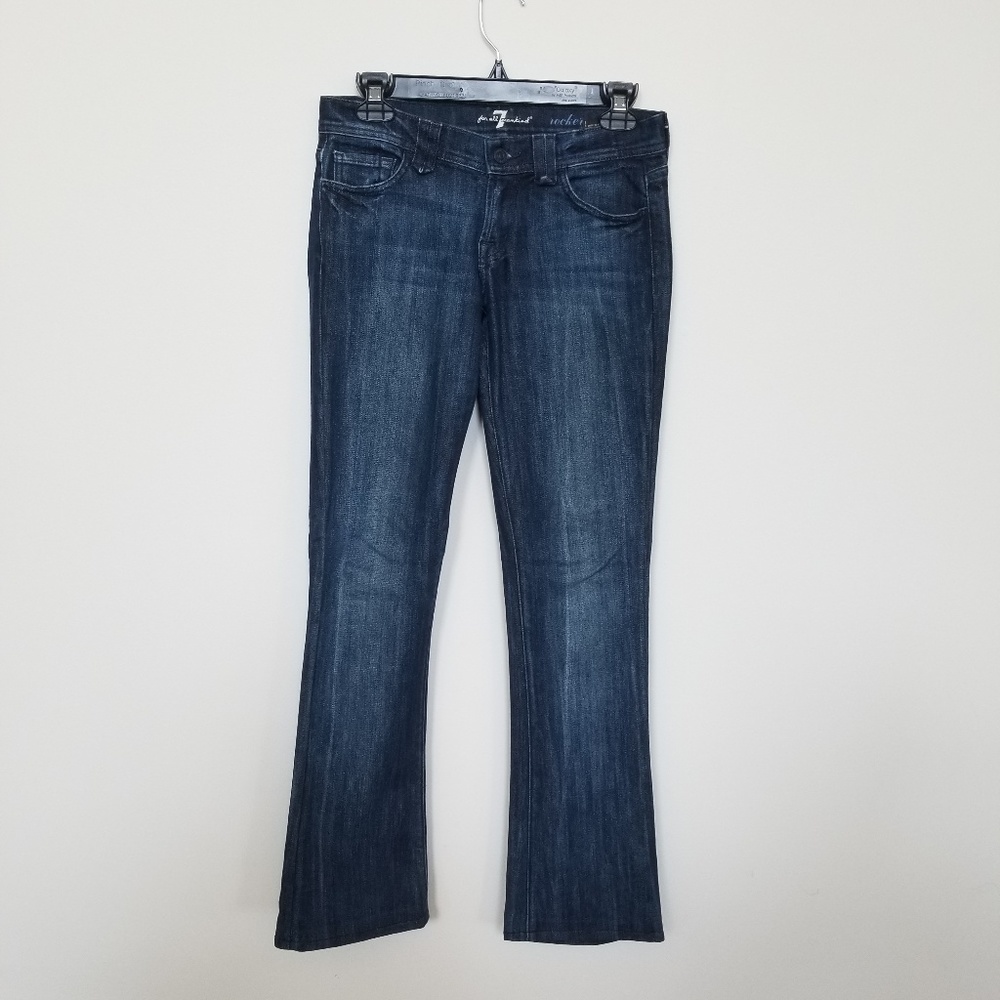 7 For All Mankind Soho Low Rise Rocker Size 26